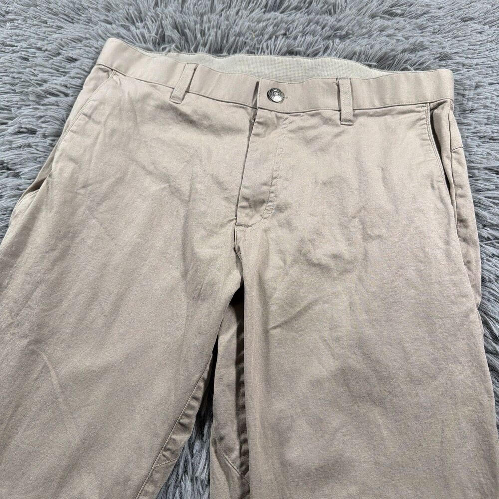 Fabletics Pants Mens 33x32 (Fits 32x28) Khaki The High Side Chino Slim Preppy